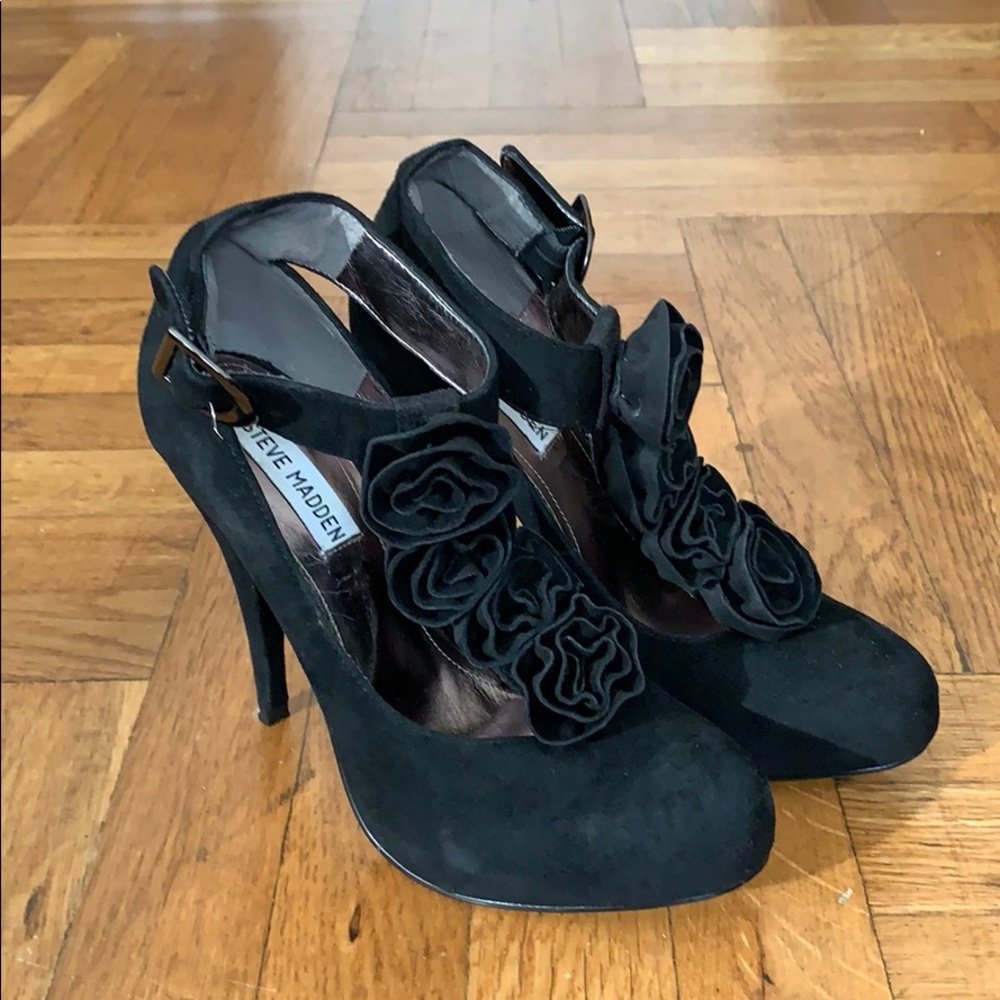 Steven Madden black heels